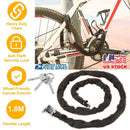 Bike Chain Lock with 3 Keys for Everyday Bicycle Security by LJGDeals