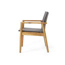 Tranquilize Outdoor Wooden Club Chair Set of 2 - Light Brown by HouseOfZazla