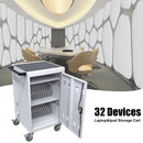 Mobile Charging Cart Station for Chromebook, Tablet and Laptop Computer with Power Strip Included by HouseOfZazla