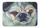 Pug in Thought Memory Foam Kitchen Mat Machine Washable Anti-Fatigue Cushion Comfort Bath or Kitchen Rug