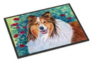Sheltie Doormat Indoor Outdoor 24H X 36W Front Door Mat Rugs for Entryway, Non Slip Washable Low Pile,