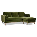 Knox - Modern Farmhouse Reversible Chaise Sectional Sofa by HouseOfZazla
