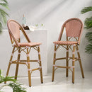 Outdoor PE Rattan French Barstool Set by HouseOfZazla