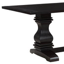 Villeneuve - Rectangular Double Pedestal Dining Table - Rustic