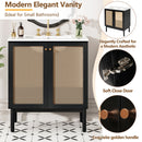Bathroom Vanity With Soft Closing Mechanism - Black by HouseOfZazla