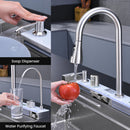 Pull-out Faucet Single Bowl Sink - 30"x18"