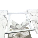Modern Rectangle Dining Table With Stretchable TopAnd X Shape Legs by HouseOfZazla
