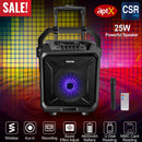 Portable Wireless Party Speaker with Disco Lighting