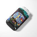 Corgi Glamping Fish Tales Trailer Can or Bottle Hugger Cooler Sleeve for Standard 12 oz Cans, Insulated Foam Beer & Soda Can Hugger Reusable