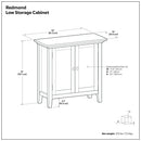 Redmond - Handcrafted Low Storage Cabinet by Unique Piece Furniture