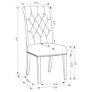 Button Tufted Side Chairs (Set of 2) - Beige
