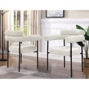 Upholstered Accent Dining Chairs With Armrests (Set of 2)