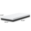 Pur Chill 8" Firm Mattress with Phase Change Cooling Fabric by HouseOfZazla