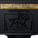 Cast Aluminum Mail Box, Postal Box, Mailbox by Unique Piece Furniture