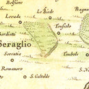 Vintage Map of Mantua, Italy 1665