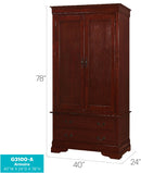Elegant Traditional Armoire by Unique Piece Furniture