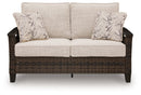Monterey Point - Loveseat With Cushion - Dark Brown by Unique Piece Furniture