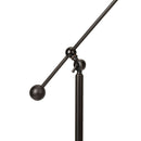 Edmond - Bell Down Table Lamp With Shade - Brown by HouseOfZazla