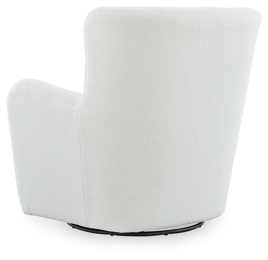 Rowenburg - Swivel Glider Accent Chair, photo 10 of 19