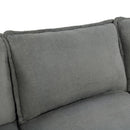 Modern 3 Seater Sofa With Side Storage Pockets For Living Room by HouseOfZazla