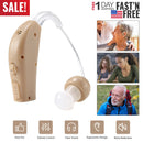iMounTEK Digital Ear Hearing Aid Kit Rechargeable Noise Cancelling Hearing Amplifier US Plug for Elders Voice Amplifier
