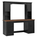 ON-Trend Farmhouse Arched Computer Desk with Hutch