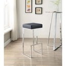 Upholstered Bar Stool With High-Shine Legs by HouseOfZazla