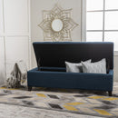 Upholstered Storage Ottoman Bench, Foot Rest For Bedroom by HouseOfZazla