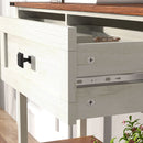 Farmhouse Style Console Table With 2 Drawers And Bottom Storage Shelf by HouseOfZazla