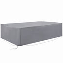 97" x 65" x 26" Heavy Duty Outdoor Sectional Sofa Cover, Waterproof Patio Furniture Cover for Weather Protection, Gray
