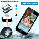 Waterproof Phone Case for iPhone6/6S IPX6 360¡ Full Sealed Phone Protective Case Shockproof Dustproof Sandproof Cover