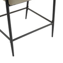 Mid Century Modern Counter Stool Set With Iron Frame by HouseOfZazla
