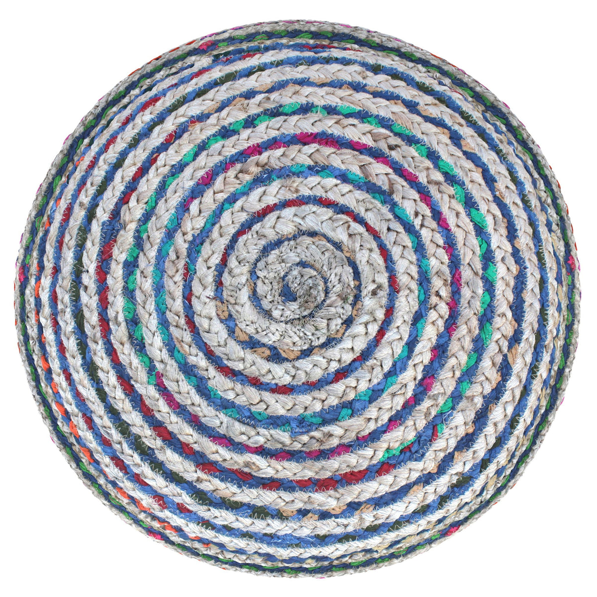 Margo - Handcrafted Round Pouf, photo 11 of 22