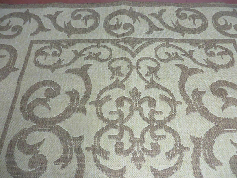 5' X 7' Machine Made Natural Fiber Jute Kilim Two Sided Rug Carpet Flat Weave Contemporary Design