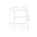 Liberty - Nightstand 2 Drawers by HouseOfZazla