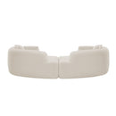 Curved 4 Seater Full Compression Sponge Sofa