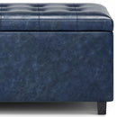 Cosmopolitan - Upholstered Storage Ottoman by Unique Piece Furniture