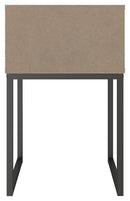 Neilsville - One Drawer Night Stand - Vinyl-Wrapped - Whitewash