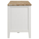 Evanston - 2 Door Stand - White