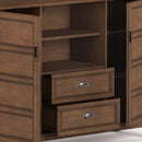 Burlington - Handcrafted Tall TV Media Stand by HouseOfZazla