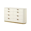 La Pierre - 6 Drawer Dresser - Beige by HouseOfZazla