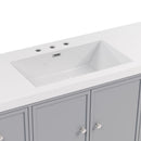 Bathroom Vanity With Separate Sink, Soft Close Doors And 4 Drawers by HouseOfZazla