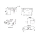 Territory - Pull Out Sofa Bed by Unique Piece Furniture
