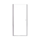 Semi Frameless Circular Pivot Shower Door with 1/4" Tempered Glass by HouseOfZazla