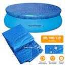 8ft Swimming Pool Round Cover Protector Dustproof Waterproof Paddling Pool Cover