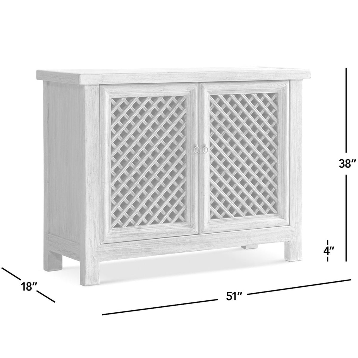 Arden - 2 Door Accent Storage Cabinet - Natural, photo 7 of 11