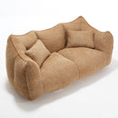 Comfortable Dual Beanbag Chair With High Resilience Foam Core For 2 People by HouseOfZazla