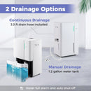 74/96 Pints Dehumidifier for Home 4500/5500 Sq. Ft Dehumidifier with 3 Modes by LJGDeals