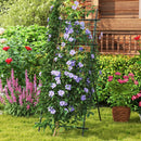 74 Inch Tall Garden Trellis for Flower Vine Vegetable Fruit Pea-Black by LJGDeals