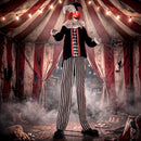 HOMCOM 106" Large Animated Clown Halloween Decorations